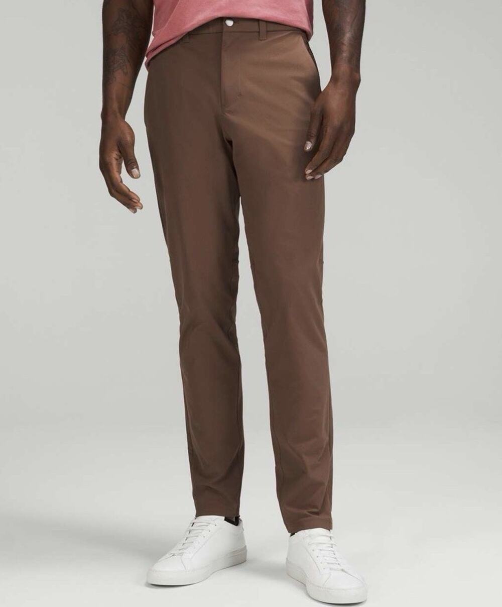 Lululemon Commission Slim-Fit Pant 31 x 34" Warpstreme Dark Mocha Brown